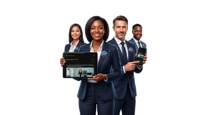 Formateurs et candidats VTC TDL Formation avec la plateforme TDL Brain